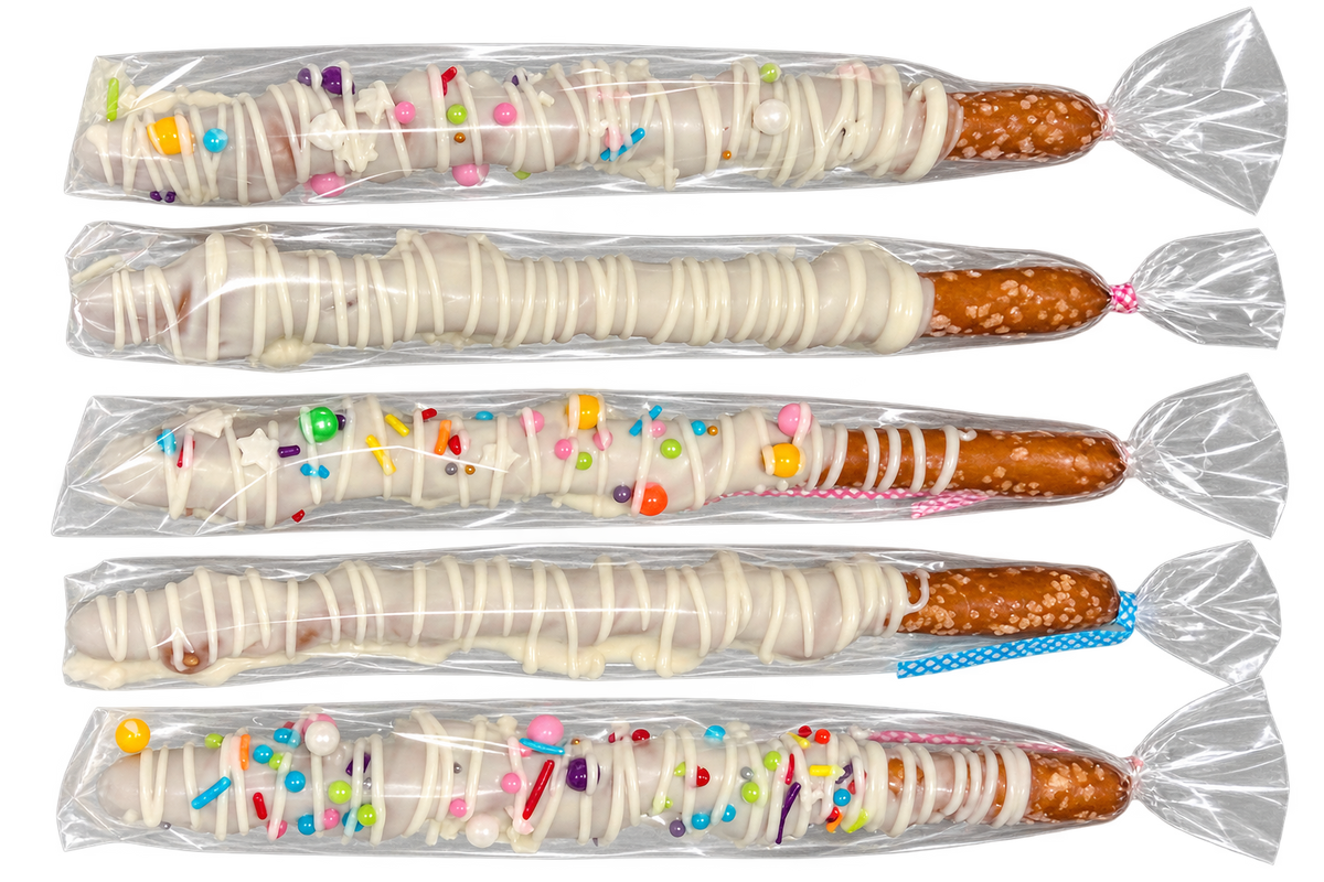 DIPPED PRETZEL RODS